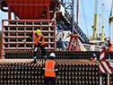 Arribó primer embarque de rieles para construcción de Ferrocarril Central