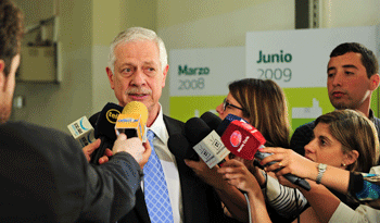 Ministro Jorge Basso, foto de archivo