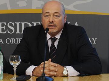 Secretario de la Presidencia, Homero Guerrero, en conferencia de prensa