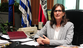 Presidenta del BHU, Ana Salveraglio