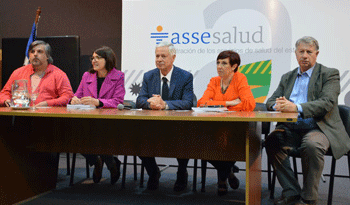 Autoridades de ASSE y del Ministerio de Salud Pública