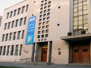 Edificio central del Banco de Previsión Social