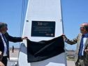 Liberoff e intendente Gardiol descubrieron placa donde Magallanes arribó en 1520 en actual Colonia del Sacramento