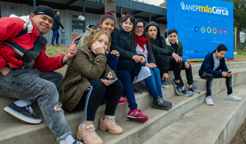 Estudiantes del centro educativo asociado Los Junquillos