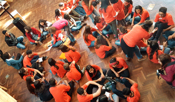 Actividad en la Casa de la Juventud, en Montevideo