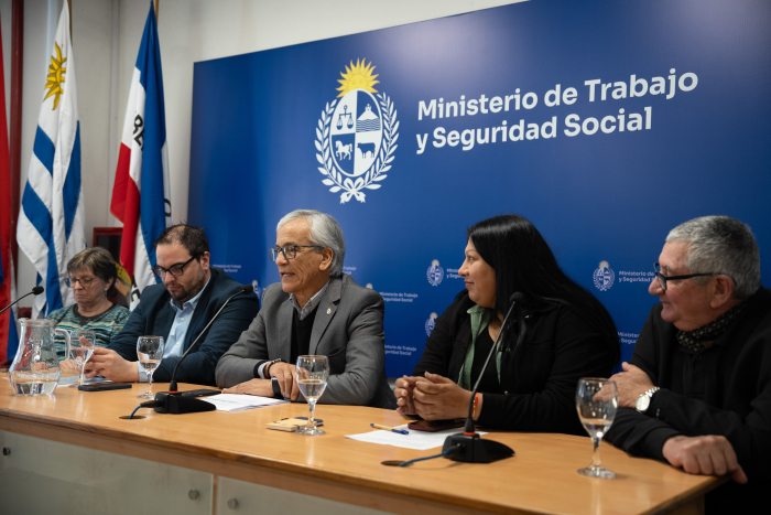 Rosario Oiz, Federico Baz, Juan Castillo, Lorena Luján y Gastón Grisoni.