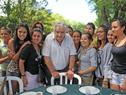 Almuerzo en los jardines de la Residencia de Suárez Almuerzo en los jardines de la Residencia de Suárez