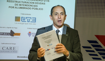 Presidente de UTE, Gonzalo Casaravilla