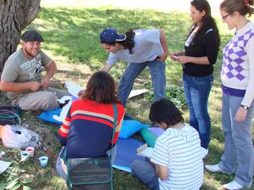 Jóvenes en el campo
