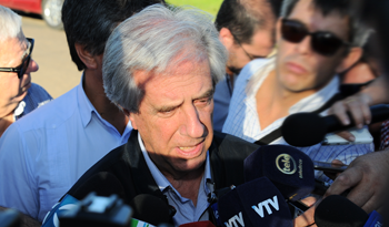 Presidente Vázquez en Rivera