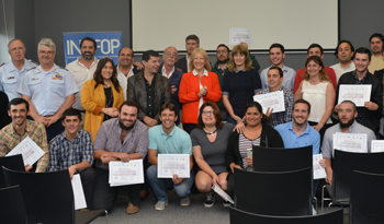 Carolina Cosse en entrega de diplomas de técnicos de UTEC