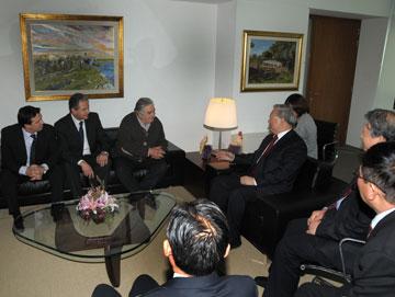 reunion en despacho del Presidente