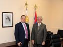 Presidente Tabaré Vázquez mantuvo encuentro con presidente del Banco de Desarrollo de América Latina-CAF, Luis Carranza Ugarte