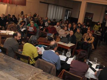 Vista de la sala de reunión