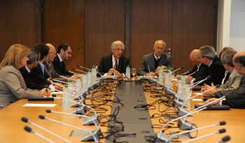 Presidente Vázquez recibió a representantes de partidos políticos
