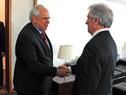 Presidente Tabaré Vázquez recibió al secretario general de la Unión de Naciones Suramericanas, Presidente Tabaré Vázquez recibió al secretario general de la Unión de Naciones Suramericanas,