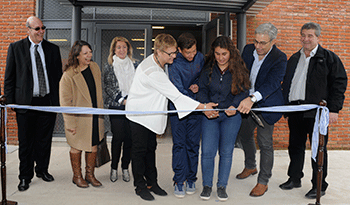 Inauguración de obras en liceo de San Gregorio de Polanco