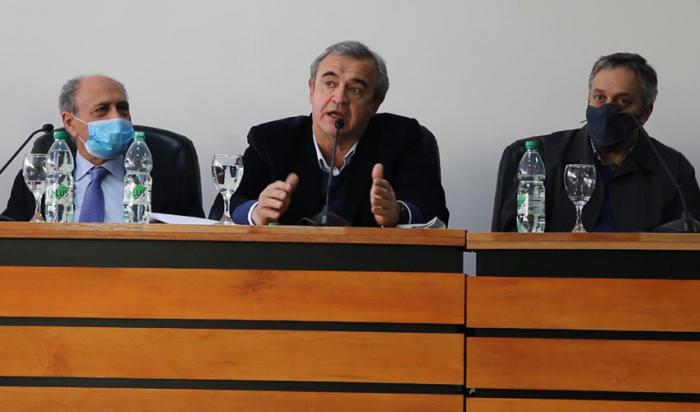 Henry Cohen, Jorge Larrañaga y Rodrigo Arim