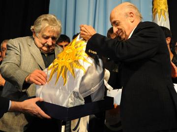 Presidente Mujica con Julio César Maglione