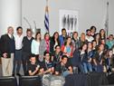 Jóvenes de Secundaria y UTU recibieron medallas y obras de arte en premio a sus trabajos