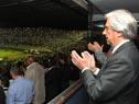 Presidente Tabaré Vázquez presente en el Estadio Centenario