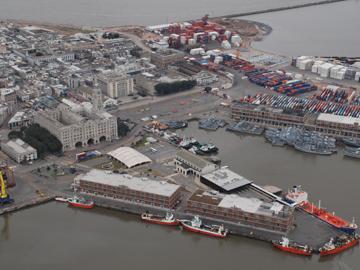 Foto aérea del Puerto