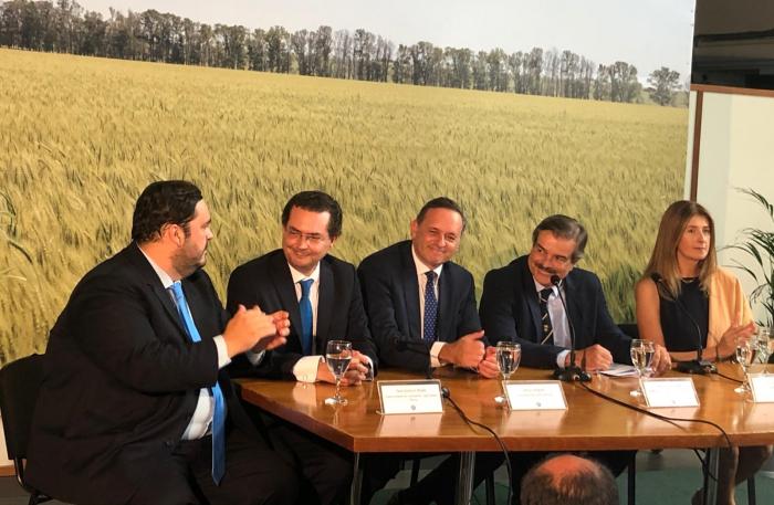 Juan Ignacio Buffa, Rodrigo Ferrés, Álvaro Delgado, Carlos María Uriarte y María Fernanda Maldonado