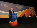 Eduardo Bonomi en la apertura de la 24.ª Conferencia de Interpol