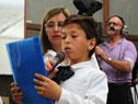 Intervención de vecinos congregados en Santa Clara de Olimar