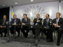 Firma de convenio entre BCU y DGI