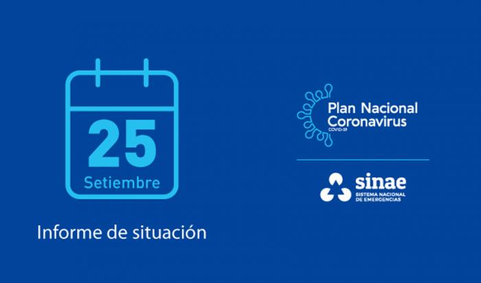 Portada del reporte diario del Sinae
