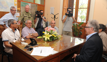 Reuniones de Menéndez en Treinta y Tres