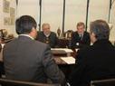 Audiencia del Presidente José Mujica con la empresa BBCA de China y Ministro Kreimerman