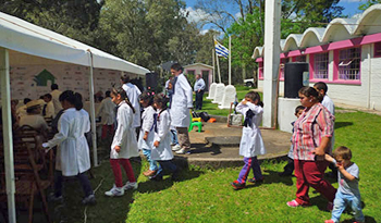 Escuela rural que recibió beneficio de "Luces para Aprender". Foto: OEI