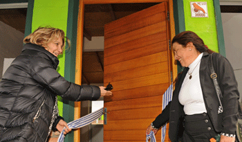 Autoridades en inauguración de vivienda número 30.000 de Mevir Autoridades en inauguración de vivienda número 30.000 de Mevir