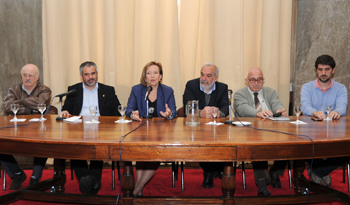 Ministra Muñoz en el lanzamiento para Montevideo de Expo Educa 2015