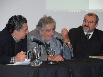 Jorge Seoane, José Mujica y Oscar Gómez