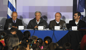 Presidente Tabaré Vázquez en Consejo de Ministros abierto en Fray Bentos, Río Negro