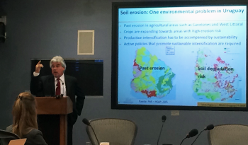 Ministro de Ganadería, Tabaré Aguerre, difundió producción agropecuaria en Estados Unidos