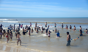 Actividades recreativas en la playa