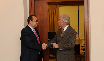 Luis Carranza Ugarte y Tabaré Vázquez
