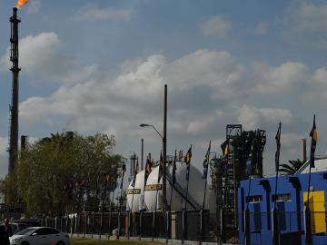 Planta de ANCAP en barrio la Teja de Montevideo