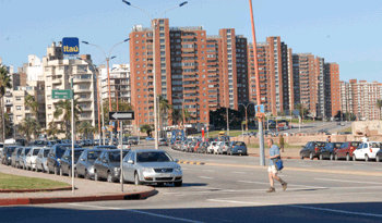 Rambla Sur, en Montevideo