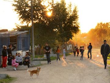 Vista del asentamiento