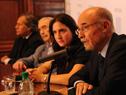 Conferencia de prensa posterior al acto de reconocimiento internacional