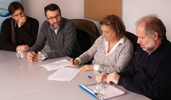 Acuerdo entre Ministerio de Vivienda y Medio Ambiente y la empres OSE