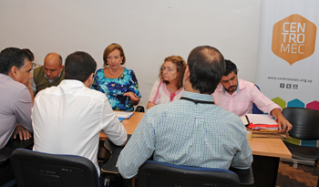 Ministra Muñoz en reuniones previas al Consejo de Ministros
