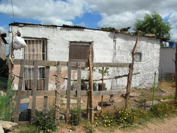 Casa de un barrio de Montevideo