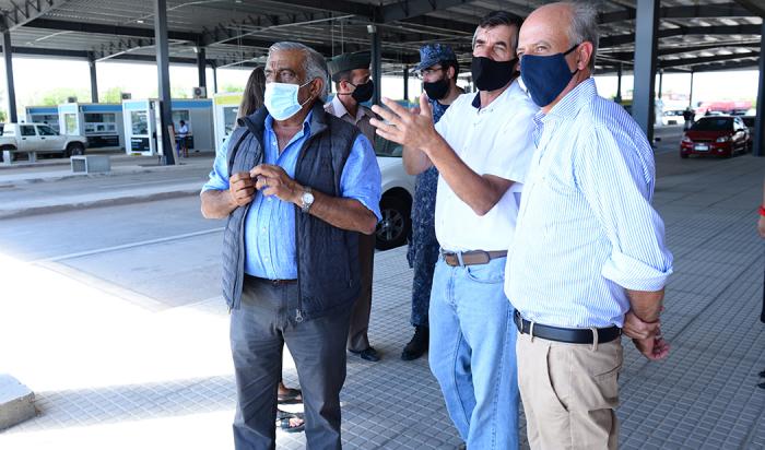 Obras en paso de frontera de Fray Bentos