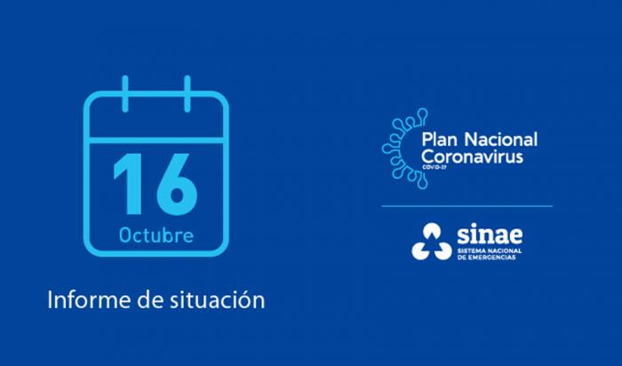 Portada del reporte diario del Sinae